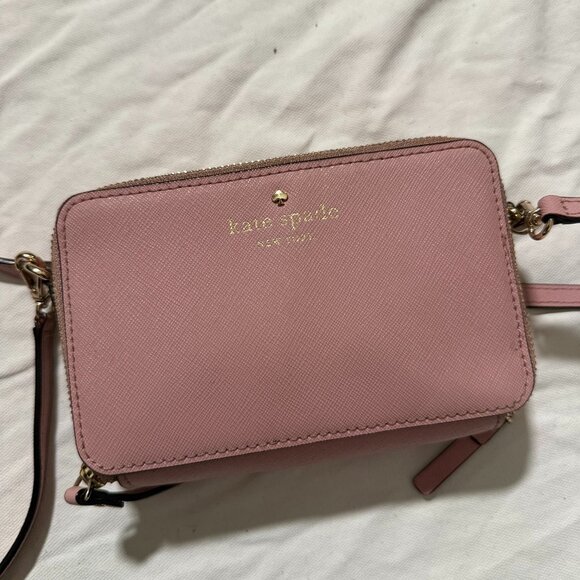 Kate Spade NY Blush Pink Wallet Crossbody Bag - Picture 1 of 6